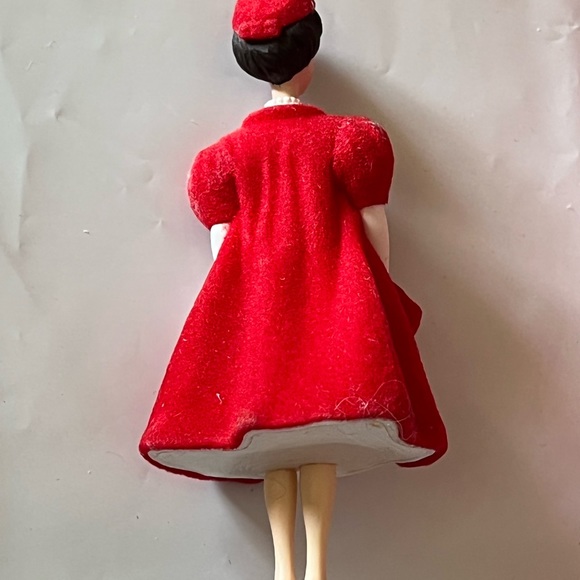 Vintage Silken Flame Barbie Doll Ornament Hallmark Ornament Vintage you Barbie - Picture 4 of 11